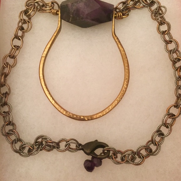 Amethyst Artwear Necklace - Picture 4 of 6